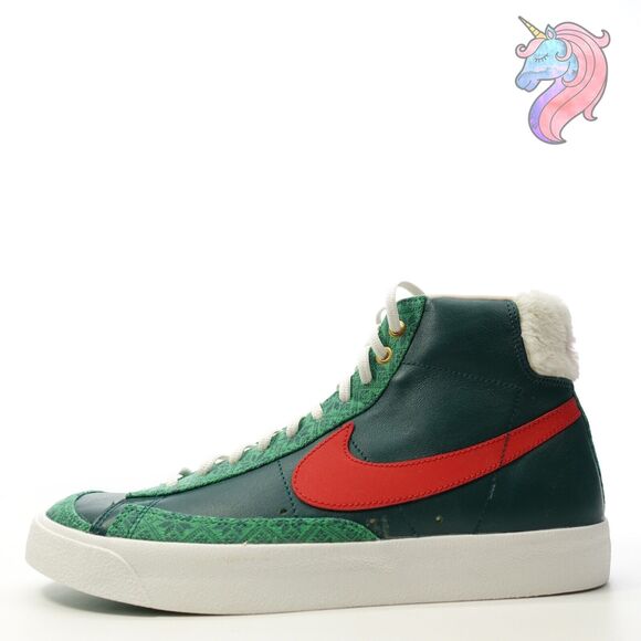 Nike Blazer Mid 77 Vintage Nordic Christmas Mens Size 9 DC1619-300 Womens 10.5 - Picture 4 of 12